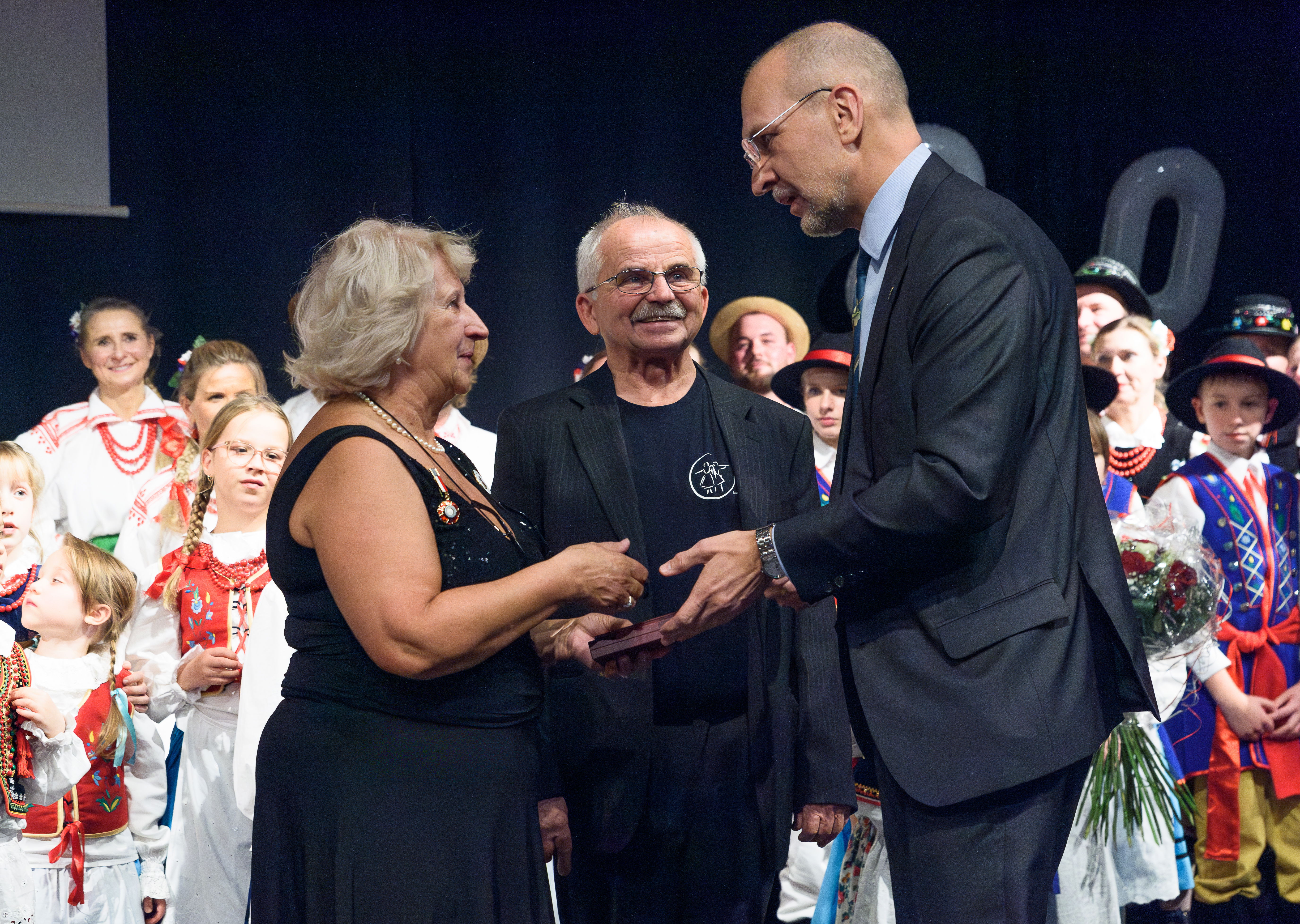 Feier zum 20-jährigen Jubiläum der Lasowiacy-Gruppe.