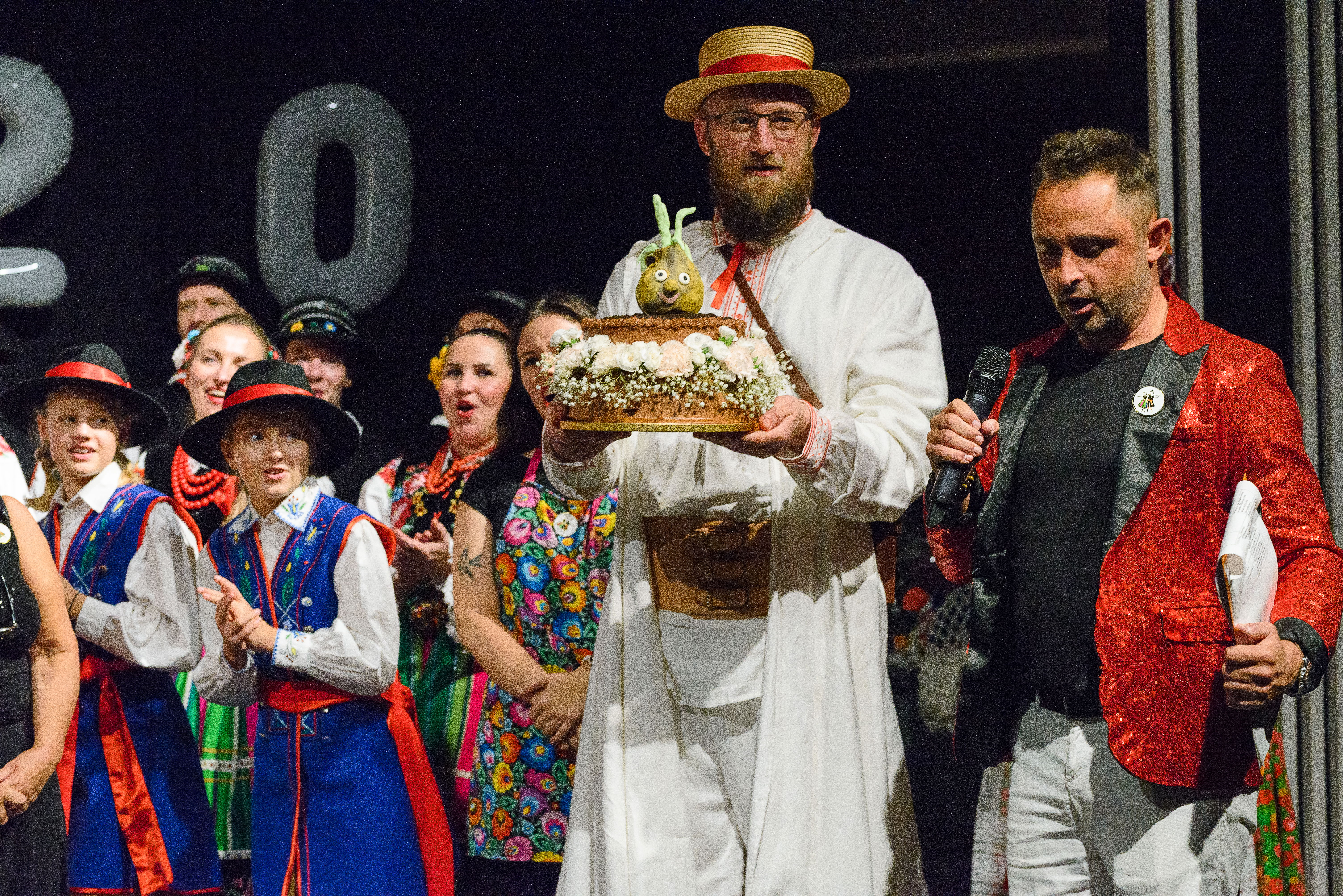 Feier zum 20-jährigen Jubiläum der Lasowiacy-Gruppe.