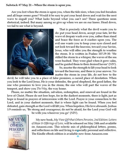 When The Storm Is Upon You