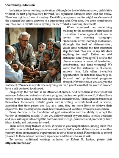 Overcoming Indecision