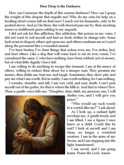 How Deep Is The Darkness