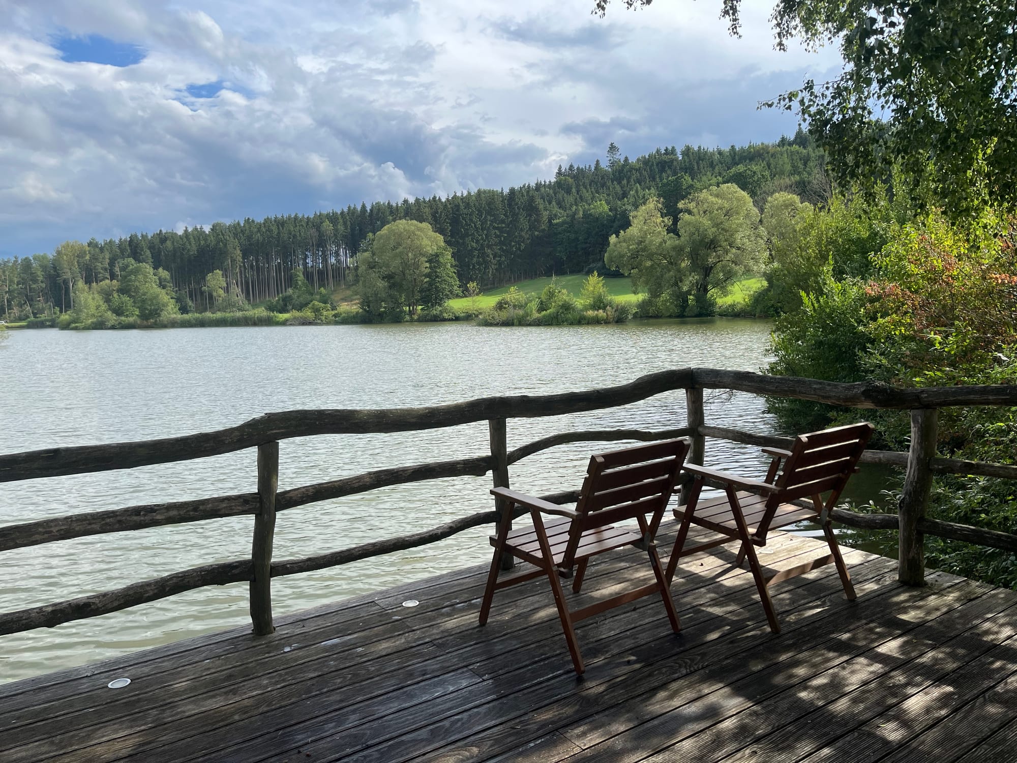 Niederwiesensee in Unterbaldingen, ca. 4 Km vom Feriendorf entfernt