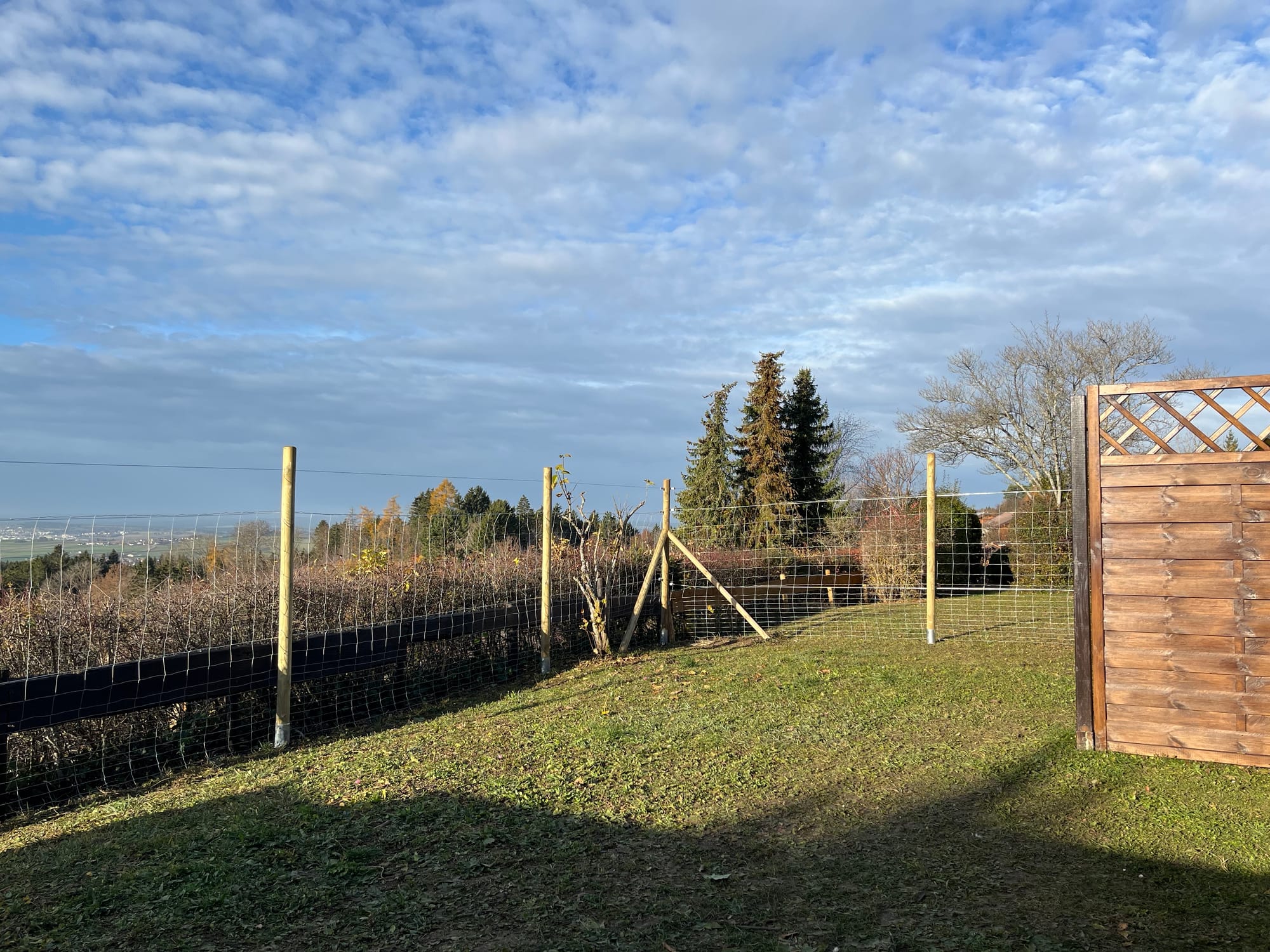 Garten mit 1.50 m Zaun 🐕