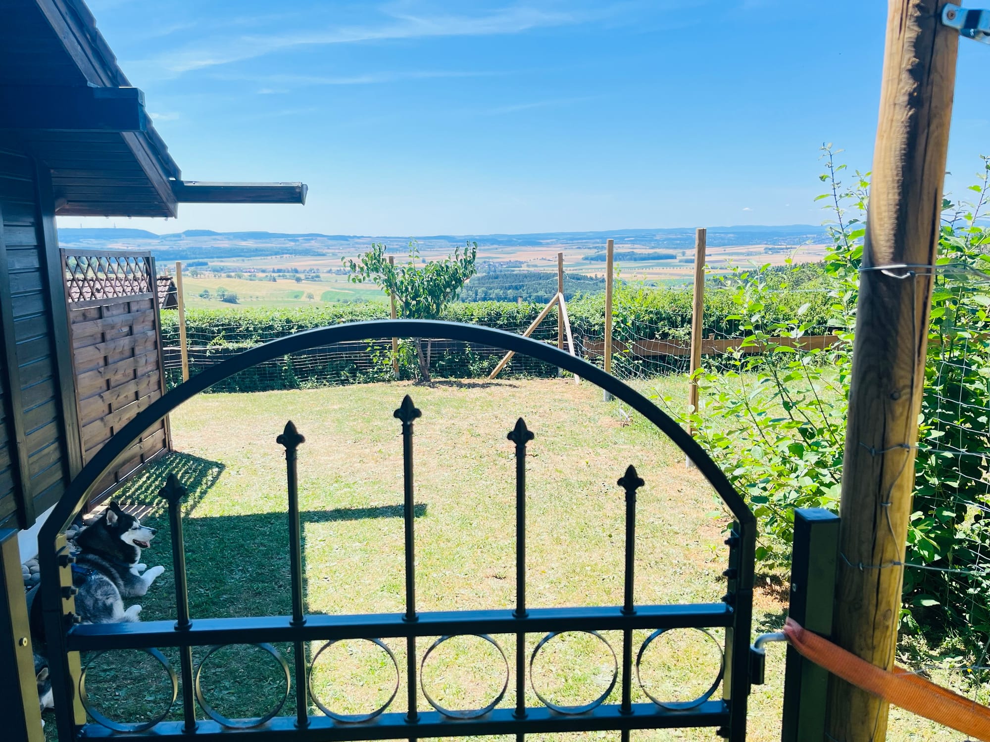 Ausblick vom Ferienhaus im Schwarzwald