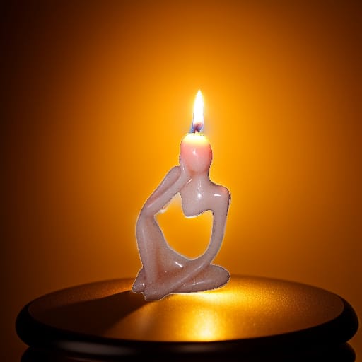 Handmade Orange Fragrance Figurine Candles - R280.00