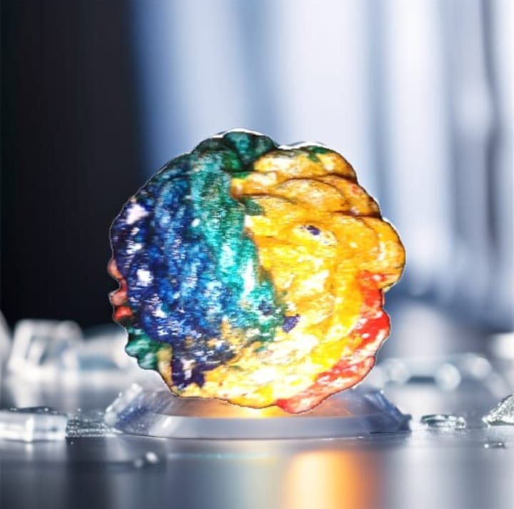 Multicoloured Ball String Paperweight - R50.00