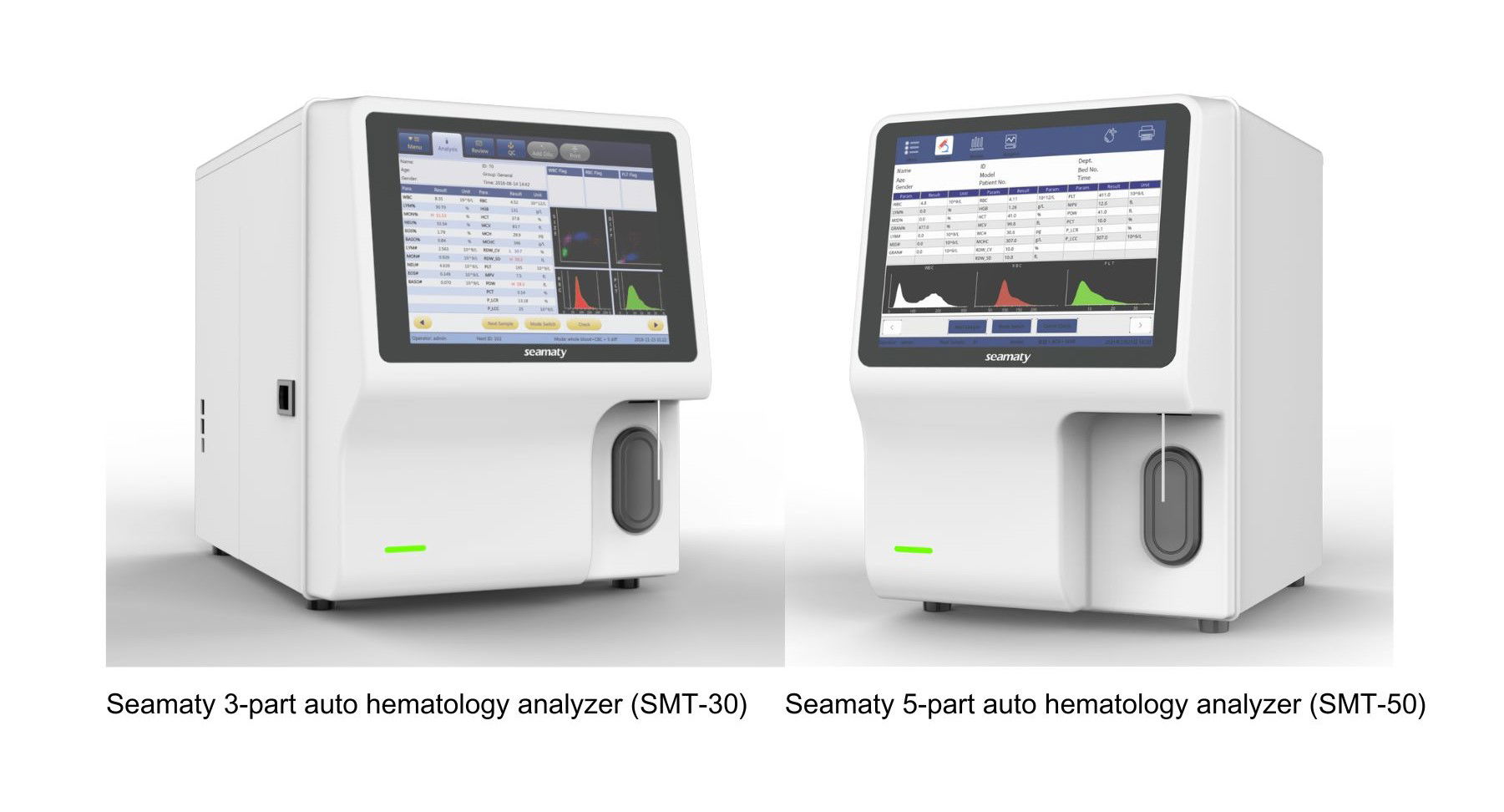 Hematology Analyzers 3 and 5 Part Diff