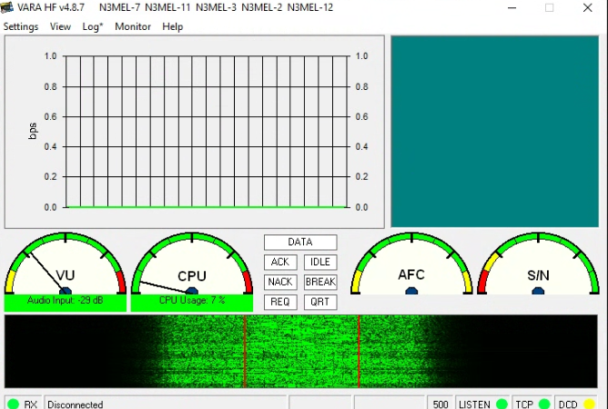 VARA HF MODEM INFO: