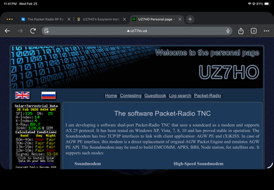 UZ7HO’s Soundmodem Installation