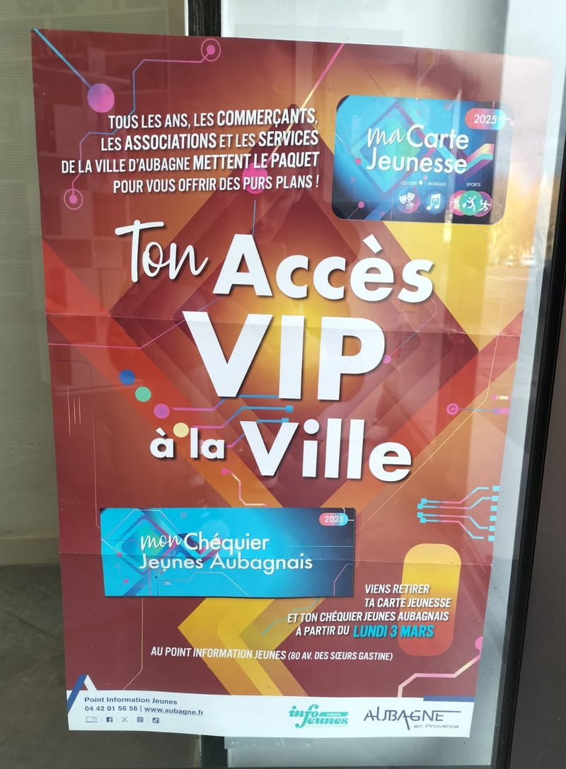 Le Chéquier Jeune Aubagnais