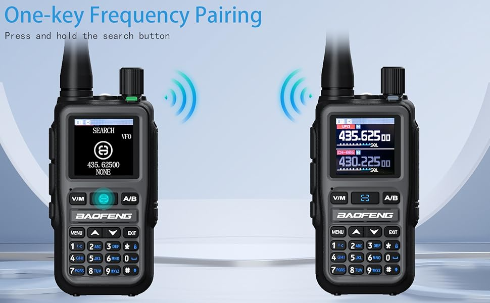 BAOFENG uv5r mini Grey One-key Frequency Pairing
