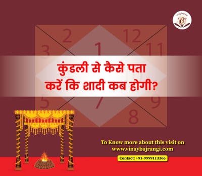 Know When Your Marriage Will Happen Through Your Kundli