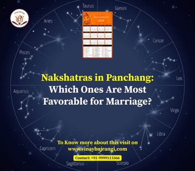 Nakshatras in Panchang: Which Ones Are Most Favorable for Marriage?