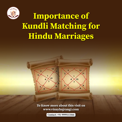 Importance of Kundli Matching in Hindu Marriages