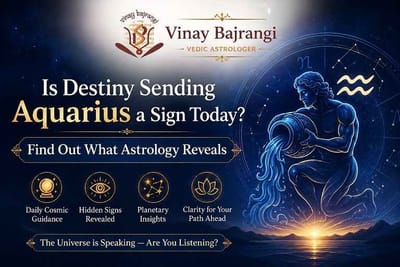Is Destiny Sending Aquarius a Sign Today? Find Out What Astrology Reveals