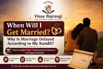 When Will I Get Married? Why Is Marriage Delayed According to My Kundli?