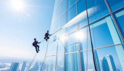 تنظيف واجهات المباني في الرياض: أحدث التقنيات