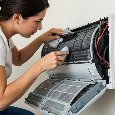 كيفية تنظيف المكيف فى المنزل بكل سهوله