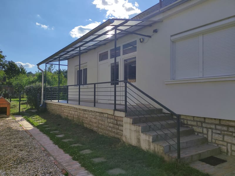 Előtető átalakítása.