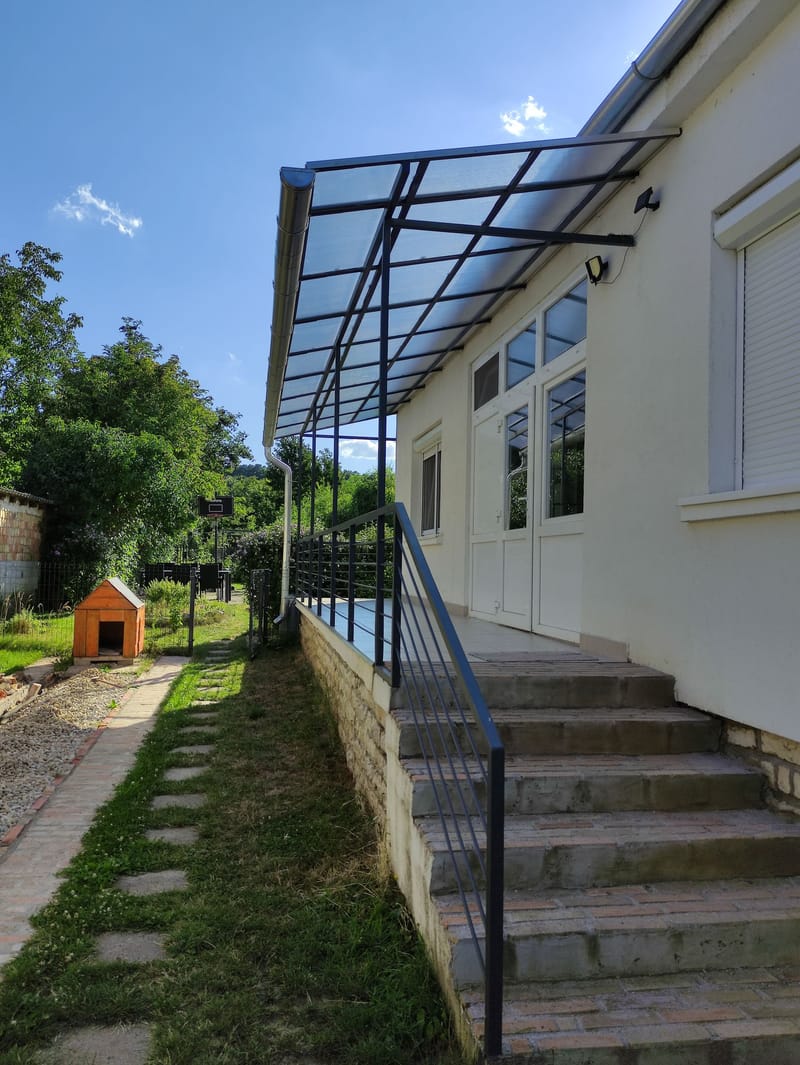 Előtető átalakítása.