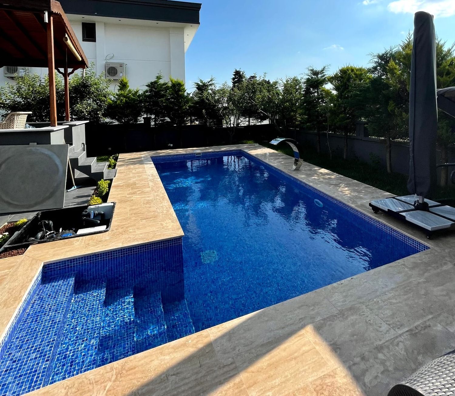 Betonarme Skimmer Sistem Havuz Yapımı