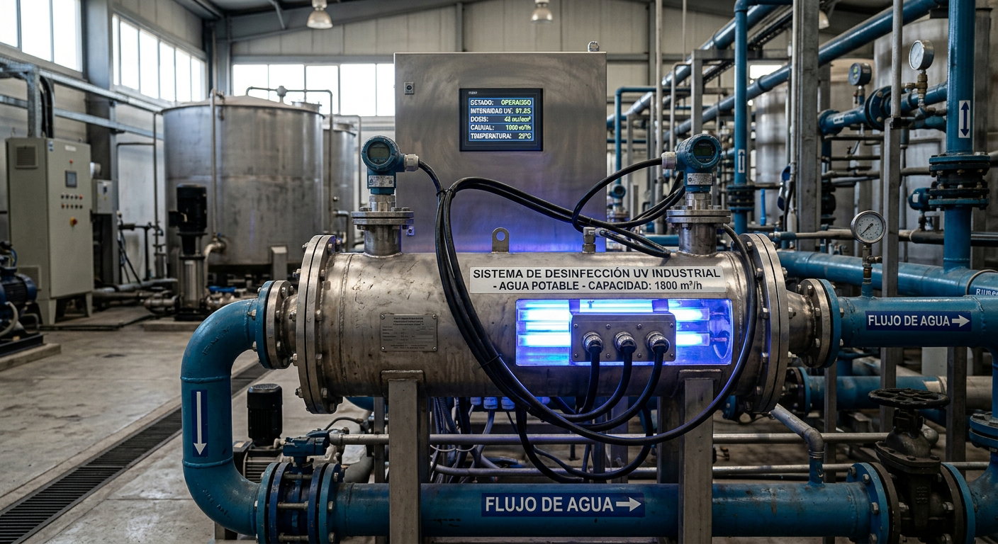 SISTEMA DE DESINFECCIÓN CON LUZ ULTRAVIOLETA