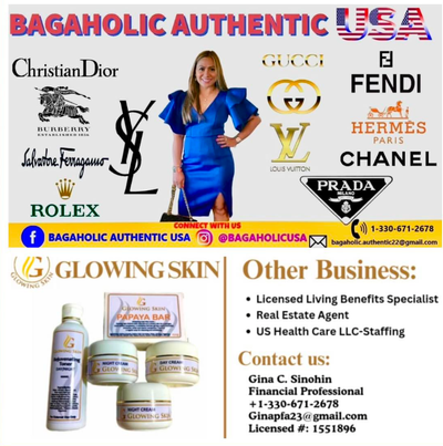 PT,Owner of Glowing Skin&Bagaholic AuthenticUSA LLC,Certified Financial Professional,RealEstate Agent