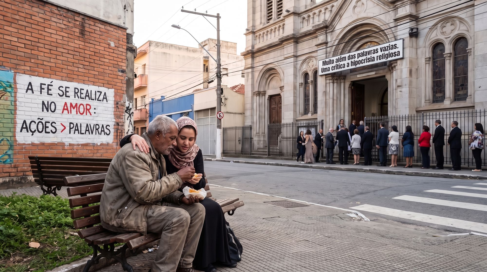 A Fé se Realiza No Amor: Muito além das Palavras e da Devoção Religiosa.