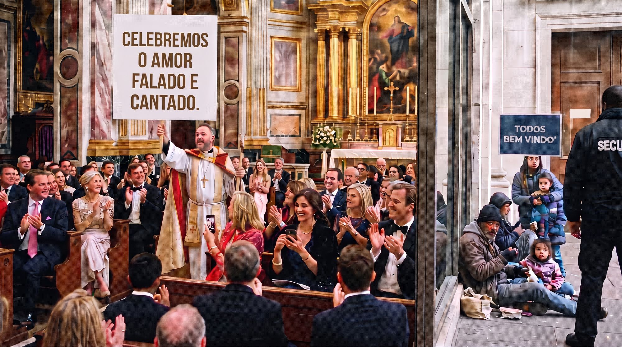 Hipocrisia Religiosa: A Celebração do amor Falado Mas Não Vivido.