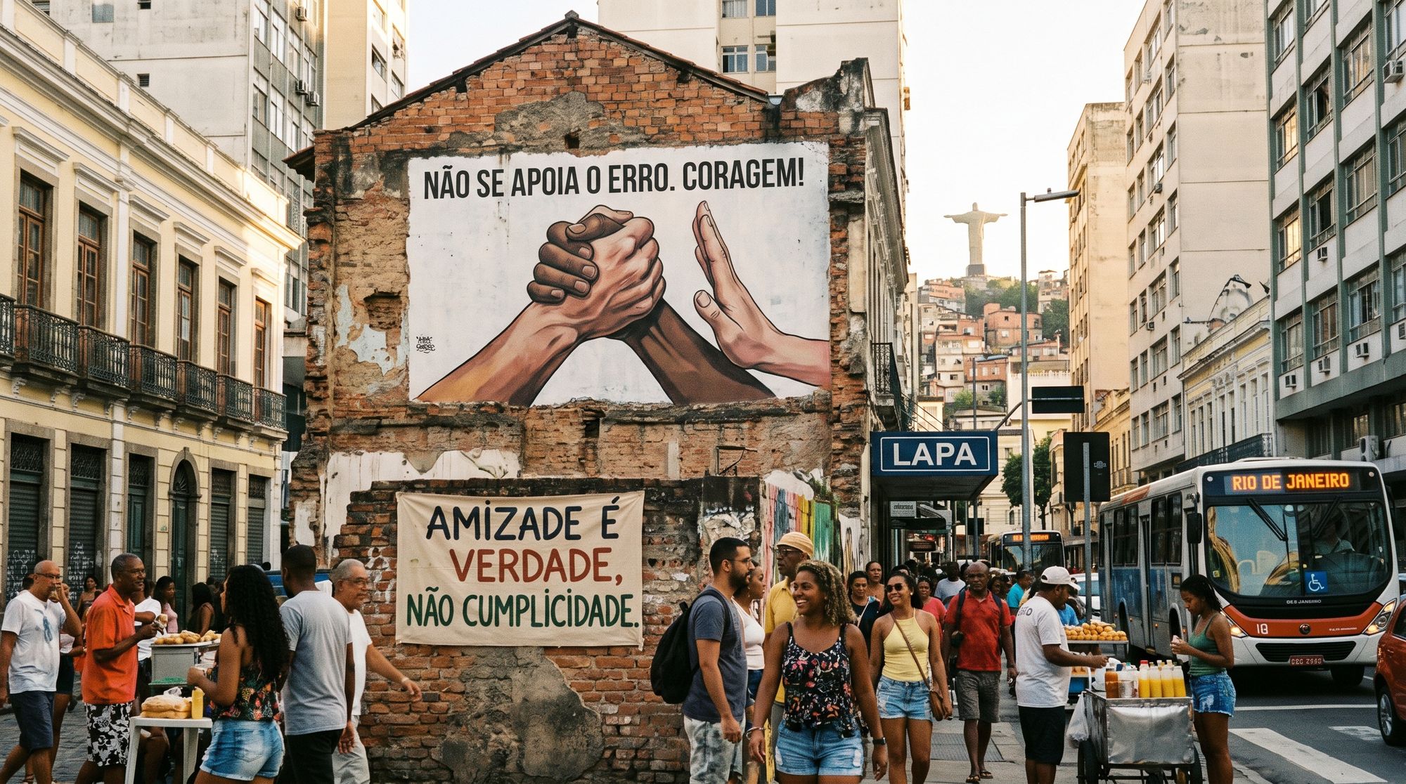 A Verdadeira Amizade Não Pactua com o Mal.