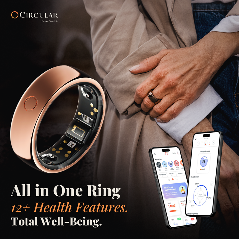 Circular Smart Ring 2: The Best Smart Ring with ECG, Women’s Health Tracking & Free Subscription