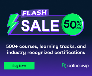🔥 Final Days Alert: Get 50% Off DataCamp Flash Sale – Learn Python, SQL, AI & More Before April 24!