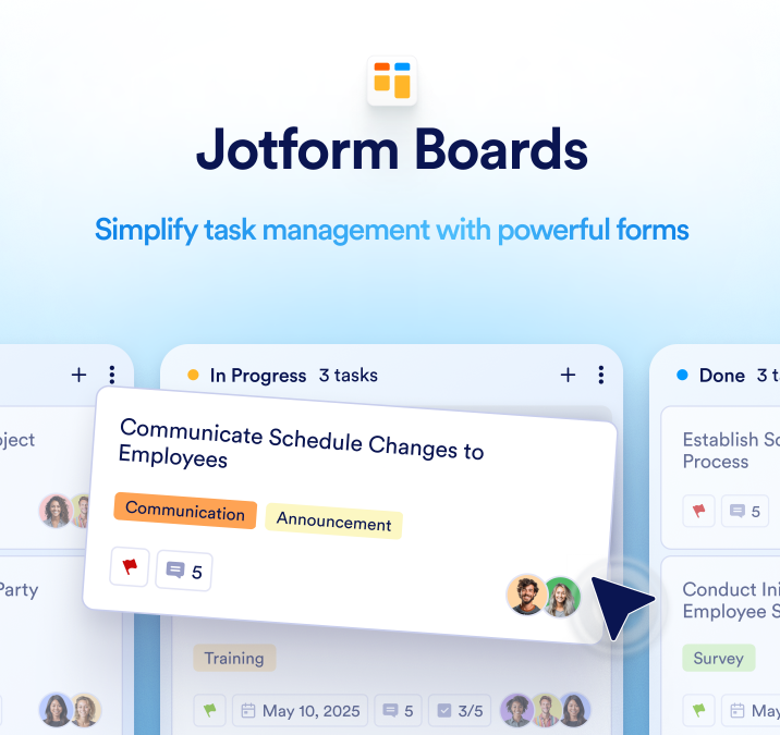 Build a Task Management Board with Jotform: The Ultimate Tool for Workflow Automation and Real-Time Collaboration