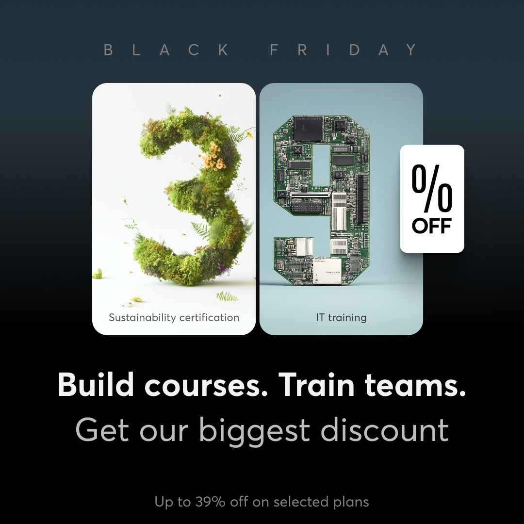 LearnWorlds Black Friday 2025: Early Bird Deal Live Now — Up to 39% Off Annual Plans