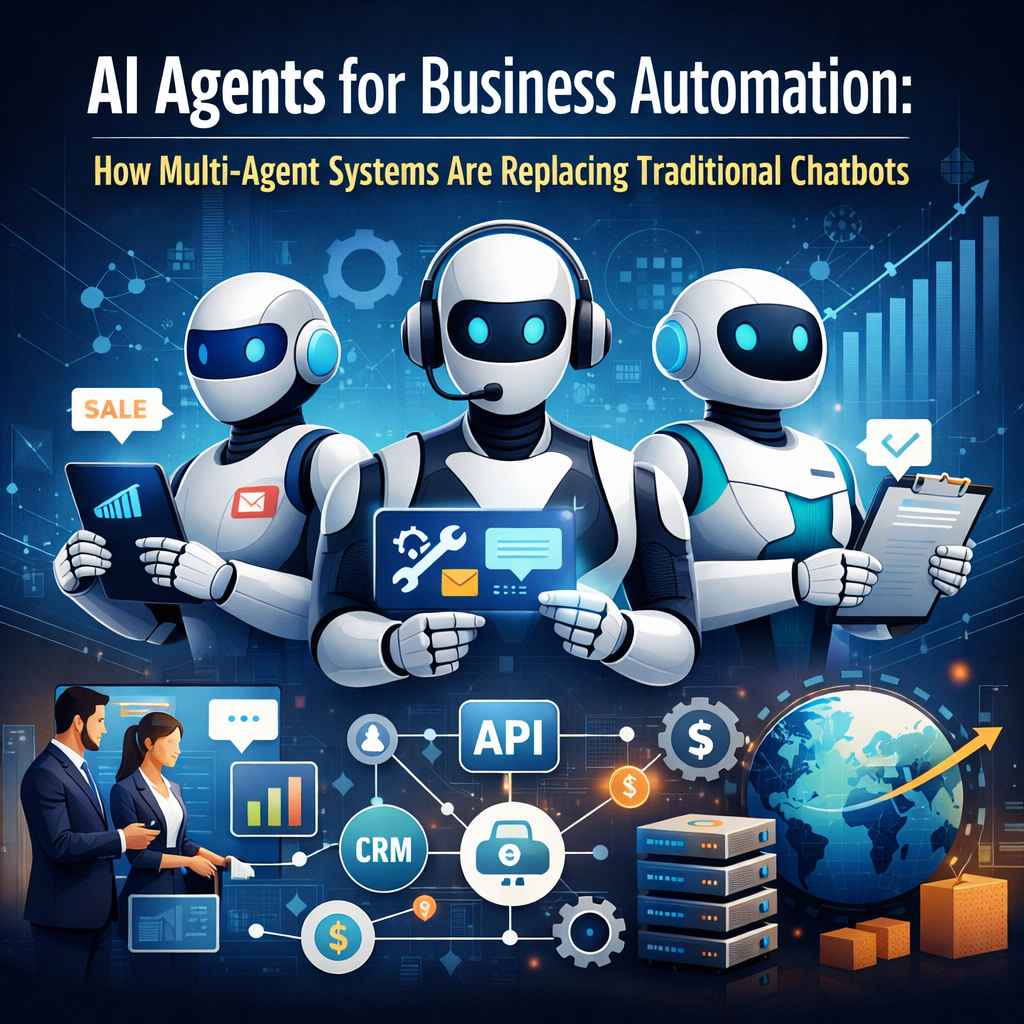 🚀 AI Agents for Business Automation: How Multi-Agent Systems Are Replacing Traditional Chatbots