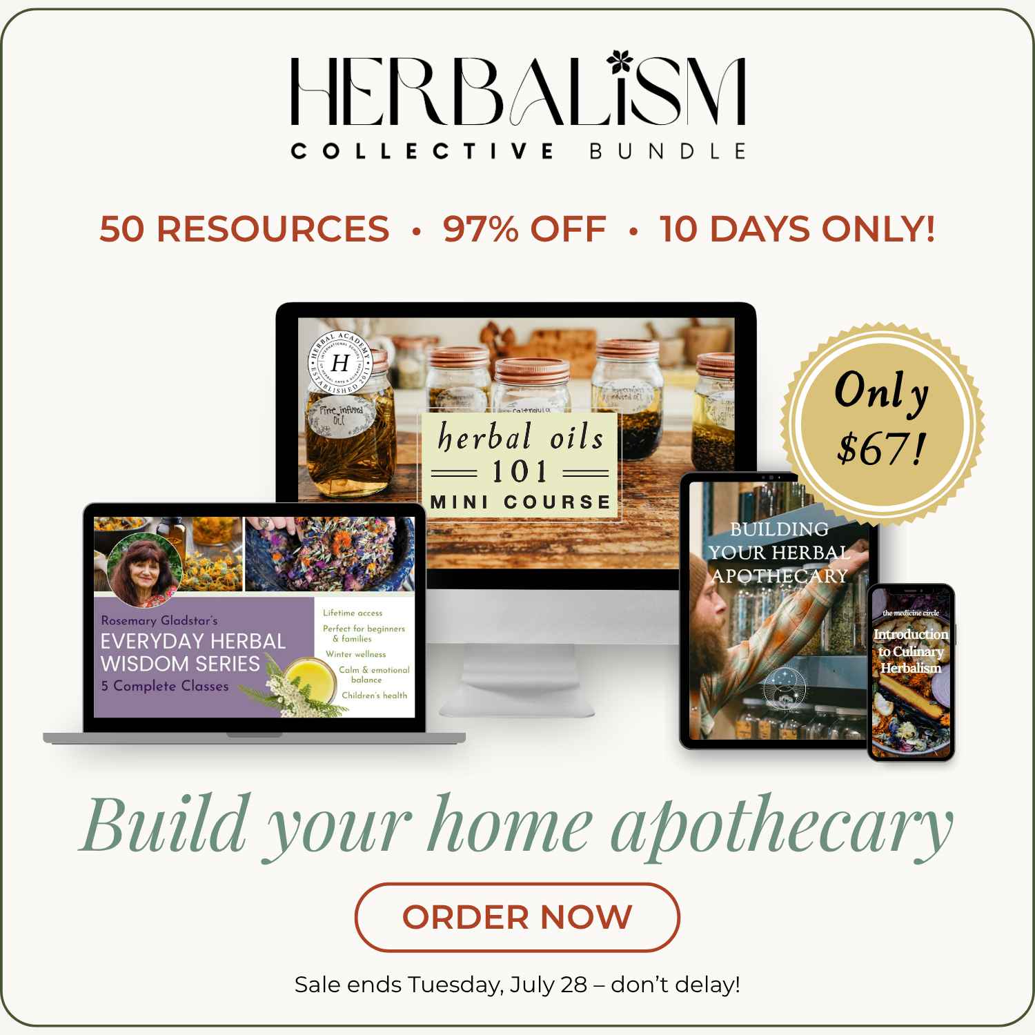 Best Herbalism Course Bundle (2026): 50+ Herbal Courses Worth $2,800+ for Just $67