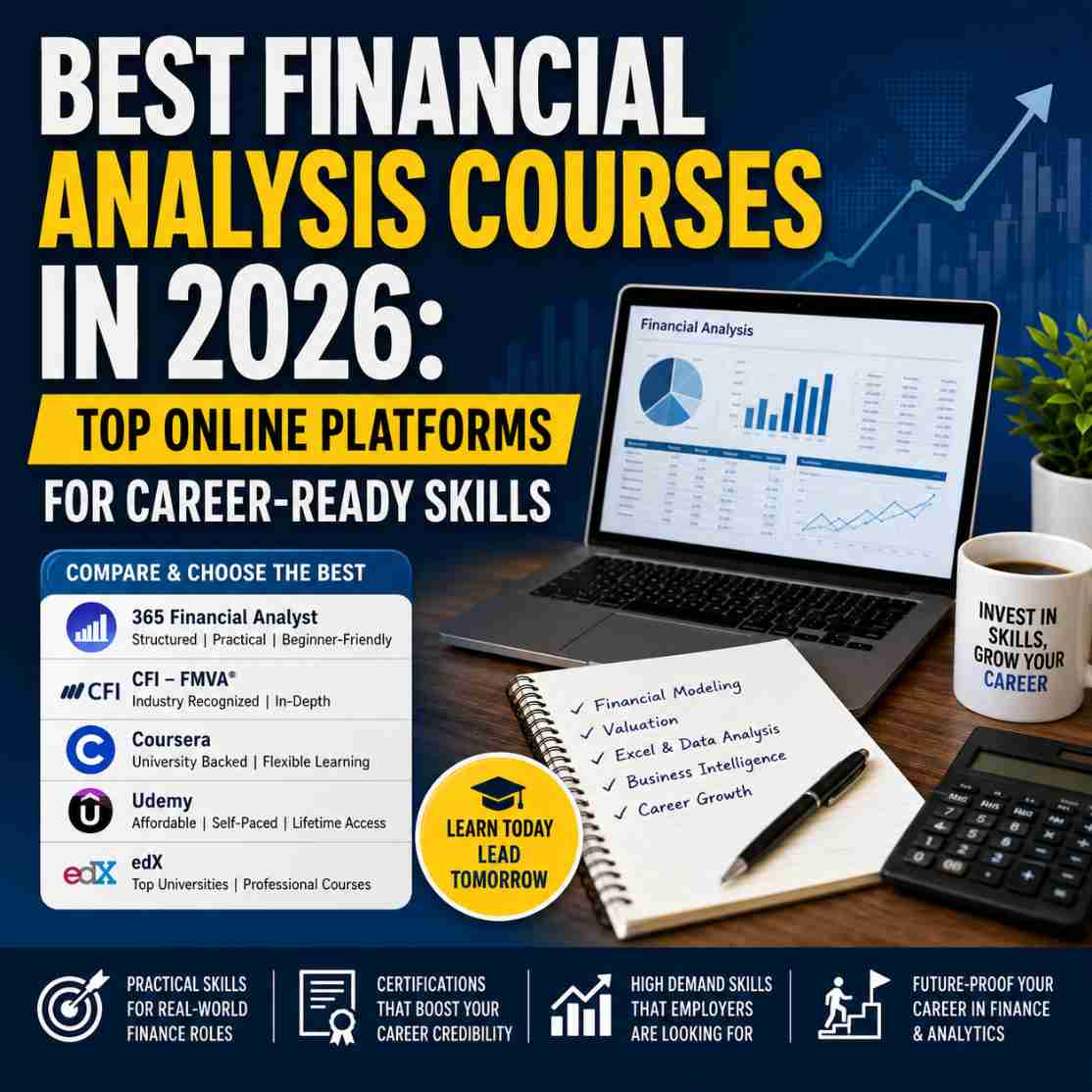 Best Financial Analysis Courses in 2026: Top Online Platforms for Career-Ready Skills