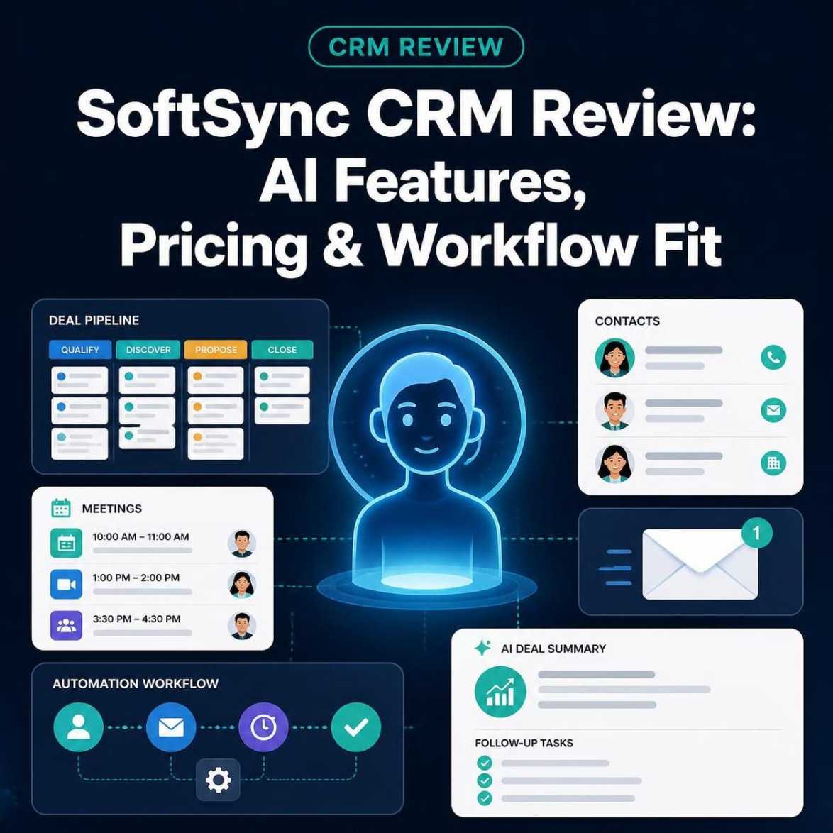 SoftSync CRM Review: Testing Its AI Assistant, Deal Management and Meeting Assistant