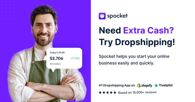 Start a Dropshipping Store in 60 Seconds with Spocket AI