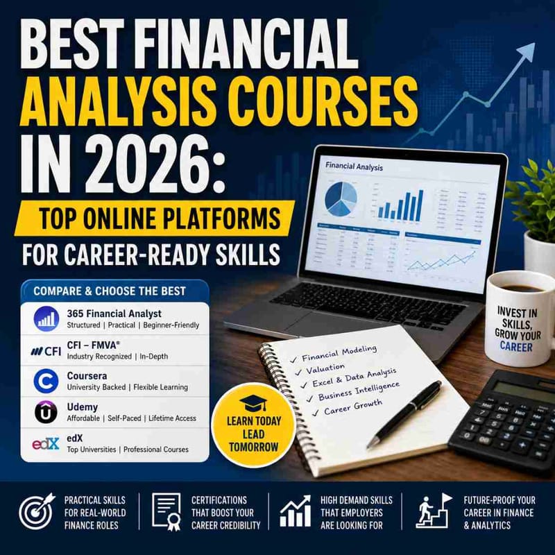 Best Financial Analysis Courses in 2026: Top Online Platforms for Career-Ready Skills