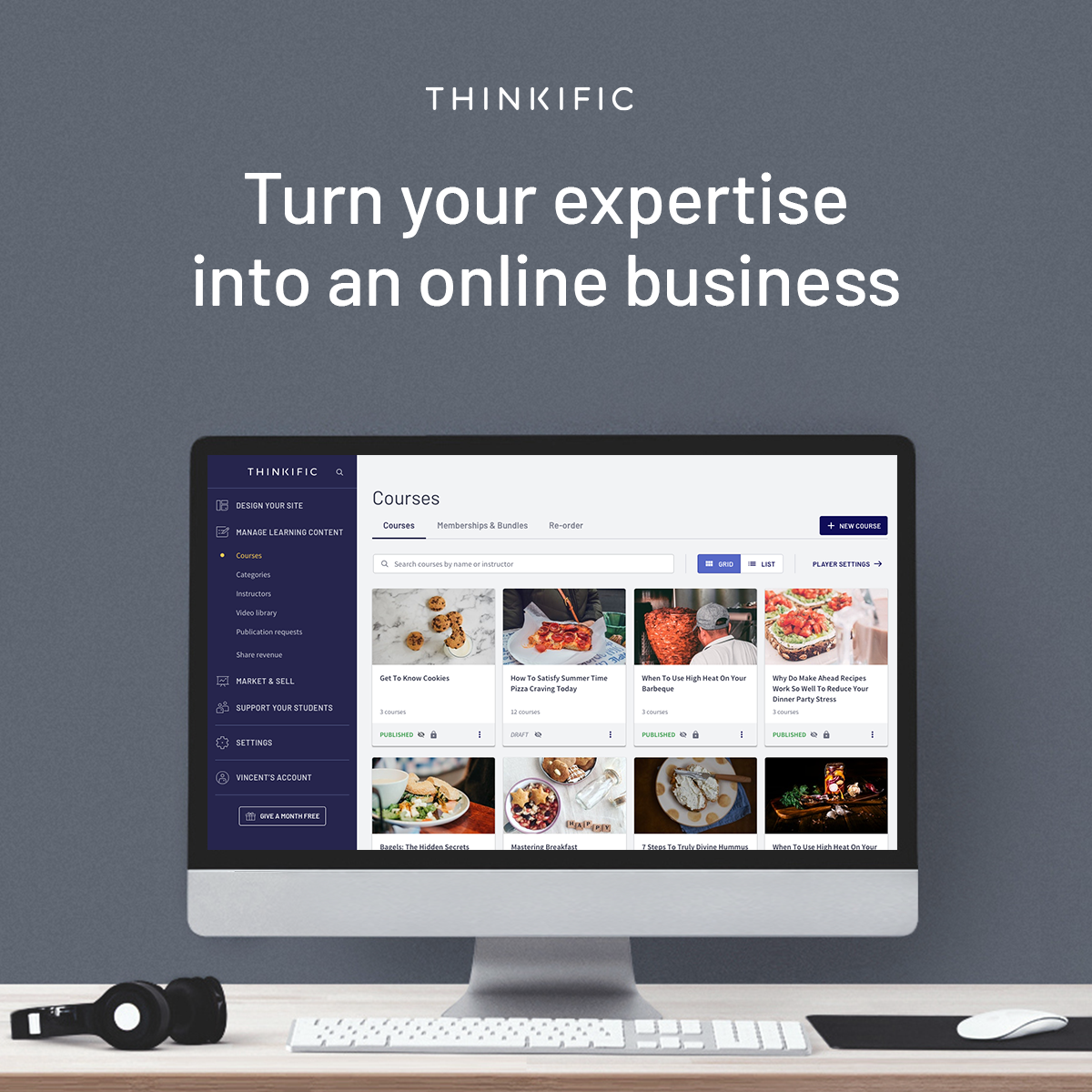 Start Your Free Trial with Thinkific Today: Build Your Online Course Empire