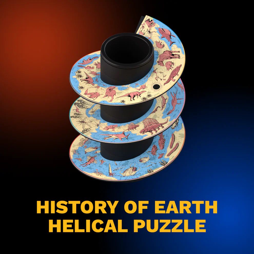 Click below to grab the Earth Helicoid Jigsaw Puzzle and begin assembling 4.5 billion years of evolution—piece by piece.