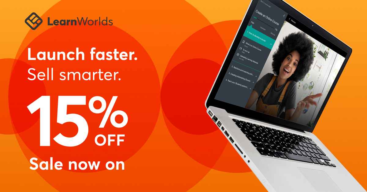 unlock six months of LearnWorlds at 15% off—before the offer ends!