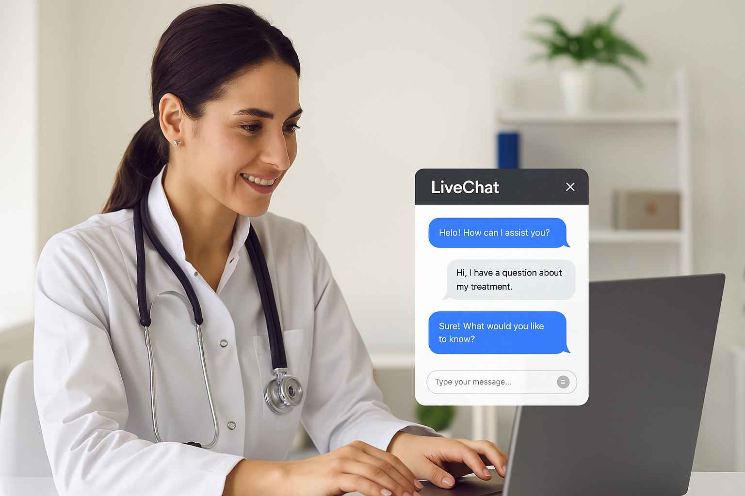 Try LiveChat software and see how real-time communication can transform your healthcare practice — without overwhelming your staff