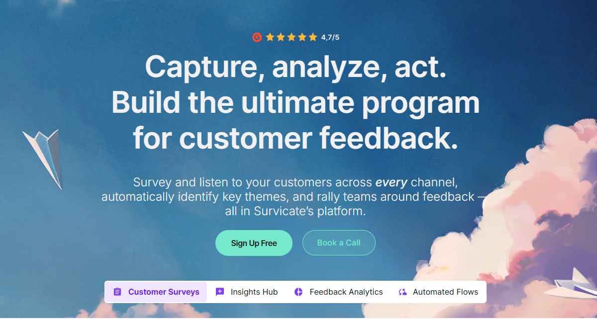 Start your journey with a smarter, faster customer feedback system today