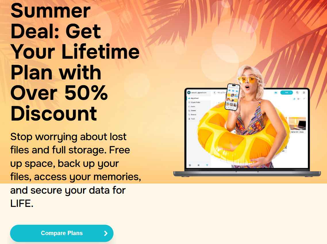 Switch to pCloud Lifetime Storage today and enjoy secure, one-time-payment cloud access — forever