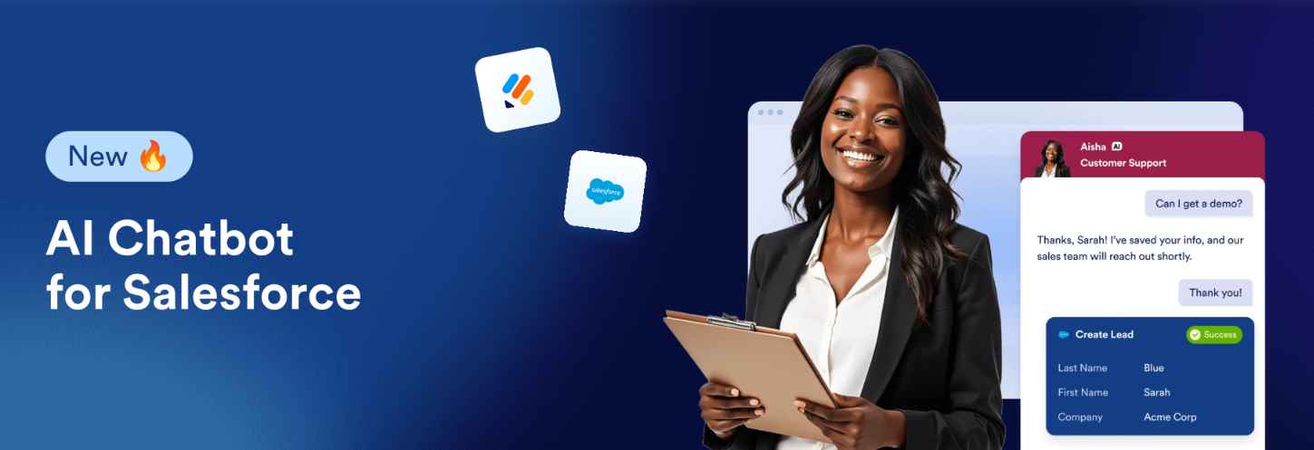 Get started with the Jotform Salesforce Integration — 100% free to install and lightning-fast to deploy.