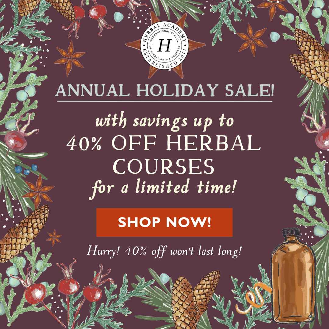 Online Herbal Courses: Discover Plant Wisdom with Huge Holiday Discounts (Up to 40% Off)