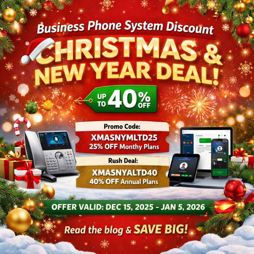 Business Phone System Discount: KrispCall’s Christmas & New Year Deal with Up to 40% OFF