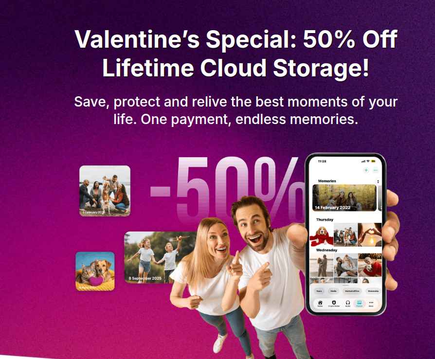 Upgrade to pCloud Lifetime Storage Now